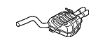 5GM253609AH - Exhaust: Rear Muffler for Volkswagen Image