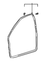 6786247010 - Body: Door Weather-strip for Toyota: Prius Image