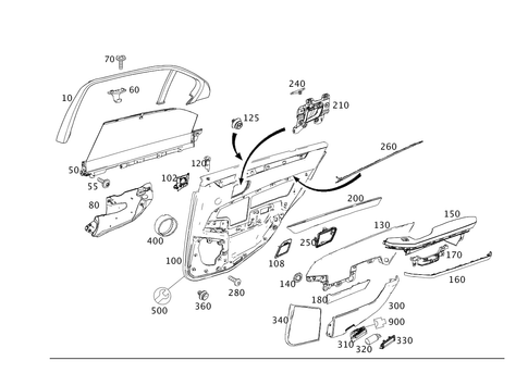Door Trim for 2015 Mercedes-Benz E63 AMG #0