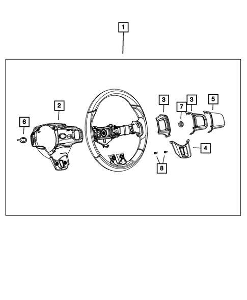 Steering Wheel for 2014 Dodge Dart #0