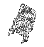 7101760B80 - : Seat Back Frame for Lexus: GX550 Image