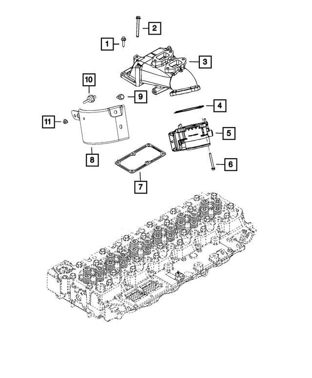 68038158AA - Fuel: Hex Flange Head Bolt, Mounting for Mopar Image image