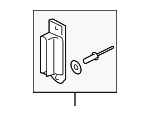 7L0498871 - Steering: Power Steering Cooler Bracket for Audi Image