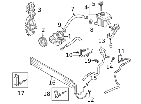 Pump & Hoses for 2008 Audi Q7 #0