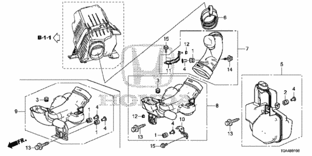 Resonator Chamber ('15-) for 2016 Honda CR-V #0
