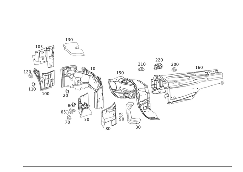 Damping in Engine Compartment for 2014 Mercedes-Benz C350 #0