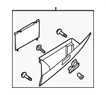 TD1164030K34 - Body: Glove Box Assembly for Mazda Image