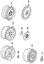 1343663 - : Hub Cap for Volvo Image