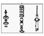 51601S2AA05 - Suspension: Strut Assembly for Honda: S2000 Image