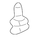 94858899 - Body: Door Weather-strip Clip for Chevrolet: Prizm | Pontiac: Vibe Image