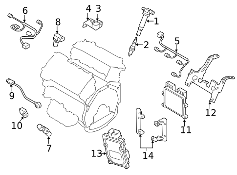 Ignition System for 2016 Hyundai Genesis #0