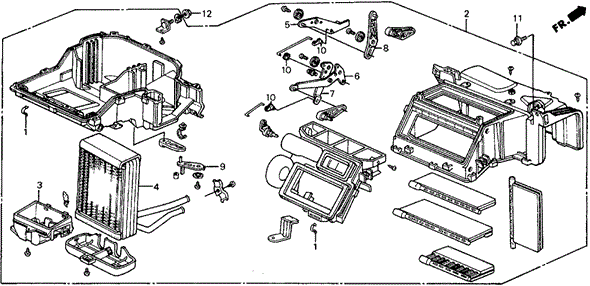 Heater Unit for 1988 Honda Civic #0