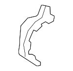 7255248070 - Body: Hinge Cover for Lexus: RX350L, RX450hL Image