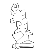 71118T2AA00 - : DUCT, L. FR. BUMPER SIDE for Honda: Accord Image