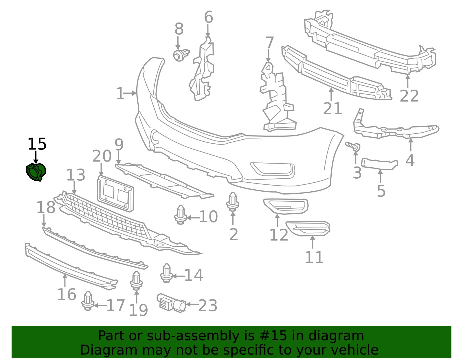 71155-T2A-A10 - 2013-2015 Honda Accord - Cover Fcw | Genuine Honda