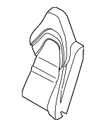 971885806EBDAK - Body: Seat Back Cover for Porsche: Panamera Image