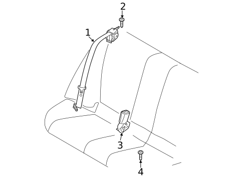Rear Seat Belts for 2011 BMW 1 Series M #0