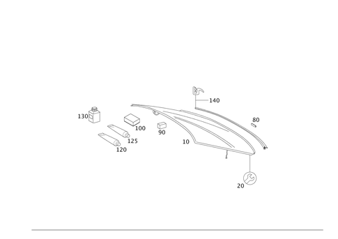 Rear Window for 2006 Mercedes-Benz S600 #0