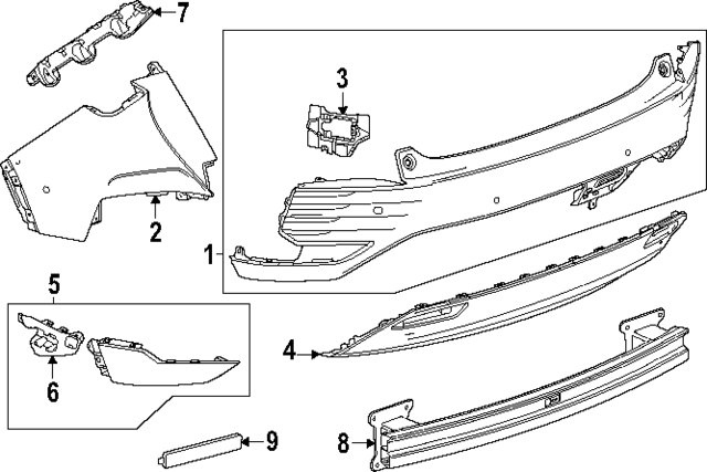 85785177 - : Bumper Cover for Acura Image
