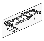 20858027 - Body: Frame Assembly for Chevrolet: Silverado 1500 | GMC: Sierra 1500 Image