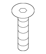 99991923000 - Electrical: Mount Screw for Porsche: Cayman Image