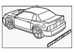 2R3Z16605BA - Body: Stripe Tape for Ford: Mustang Image image