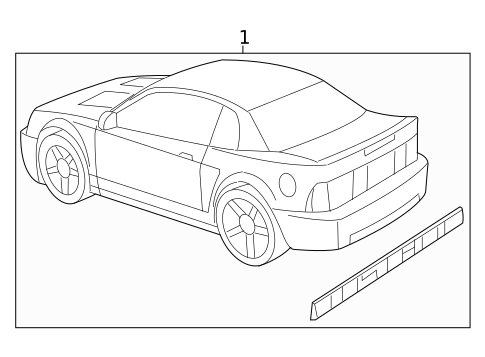 Stripe Tape for 2004 Ford Mustang #2