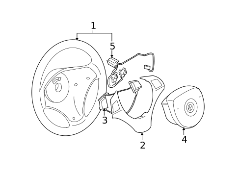 Steering Wheel & Trim for 2009 BMW 328i #2