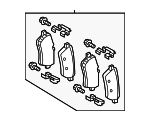 4236201 - : Brake Pads for Mercedes-Benz Image
