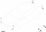 63148383012 - : Reflector, Yellow Right for BMW Image