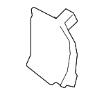 LR039165 - Brakes: Air Duct for Land Rover: Defender 110, Defender 130, Defender 90, Discovery, Range Rover, Range Rover Sport Image