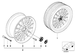36111093824 - Wheels: Light Alloy Rim for BMW Image