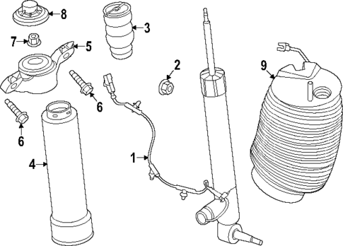Shocks & Components for 2023 Lincoln Aviator #1