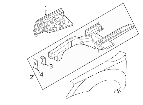 Structural Components & Rails for 2007 Kia Optima #0
