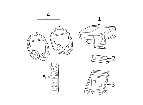 Entertainment System Components for 2010 Chrysler Sebring #0