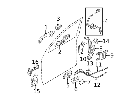 Front Door for 2007 Kia Sportage #0