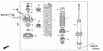 90300SEPA01 - : Nut, Front Damper Flange for Acura Image