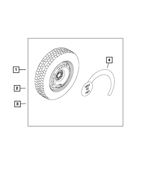 Wheel Spare for 2015 Jeep Renegade #1