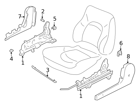 Power Seats for 2001 Hyundai XG300 #0