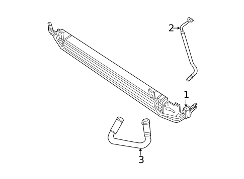 Trans Oil Cooler for 2008 Jaguar X-Type #0