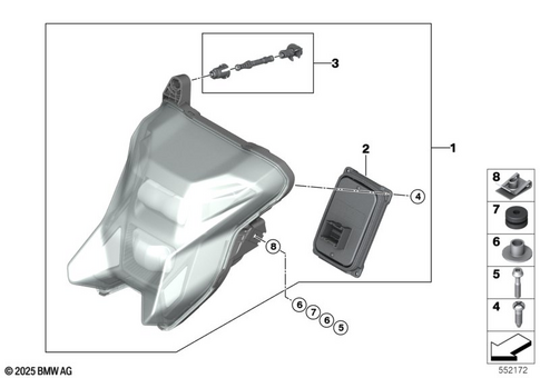 Headlight for 2026 BMW-Motorrad F 450 GS #0