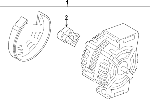 Alternator for 2019 Volvo S90 #2