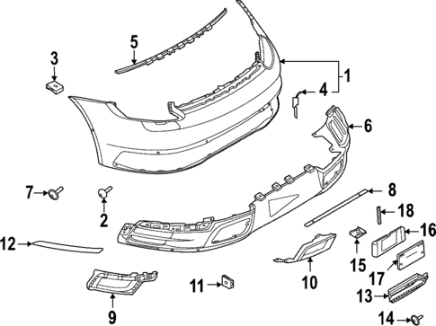 Bumper & Components - Rear for 2023 Porsche 911 #2