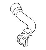 17127627104 - : Radiator Coolant Hose for BMW: 335i, 335i xDrive, 435i, 435i xDrive, M2 Image