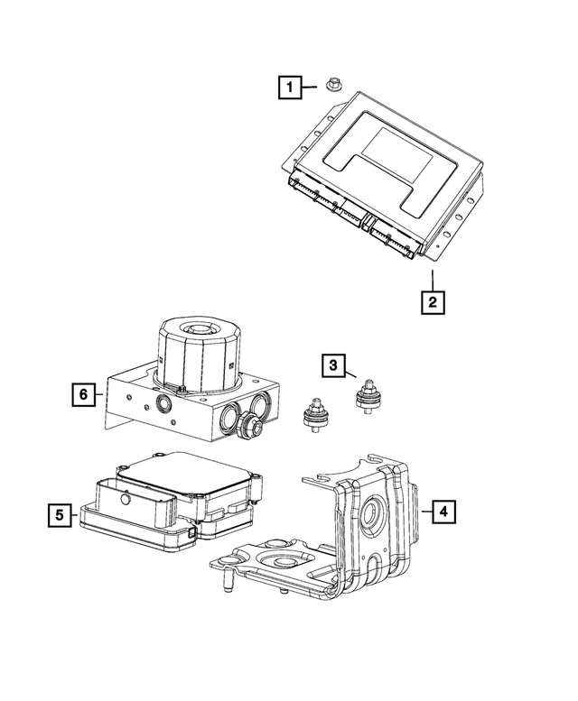 68224802AC - Electrical: Anti-lock Brake System Module for Mopar Image