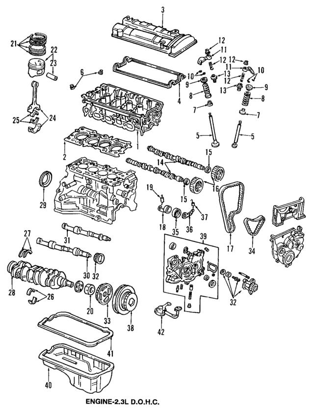 12211PT2004 - Engine: Valve Seals for Honda Image