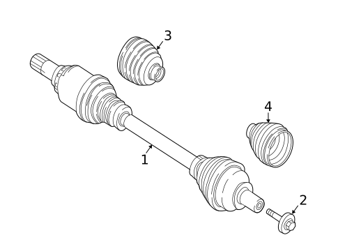 Drive Axles for 2019 Smart EQ fortwo #0