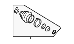 1K0598203 - Suspension: Outer Boot for Volkswagen Image