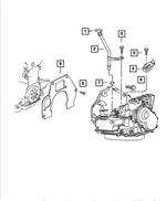 4668614AD - Automatic Transaxle 4 Speed: Transmission Fluid Level Indicator for Mopar Image