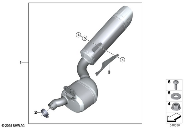 7119905843 - Exhausts &amp; Performance: Washer - 6-200 Hv-A2 for BMW-Motorrad Image